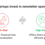 Should startups invest in newsletter sponsorships? Graphic
